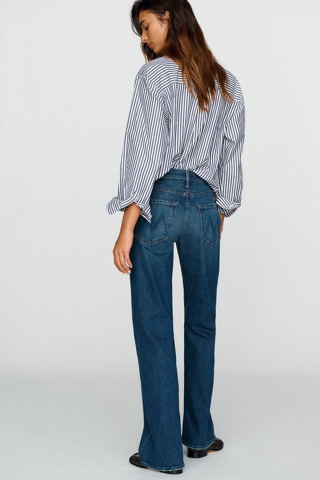 MOTHER The Bookie Sneak Mid Rise Bootcut Jeans  #4