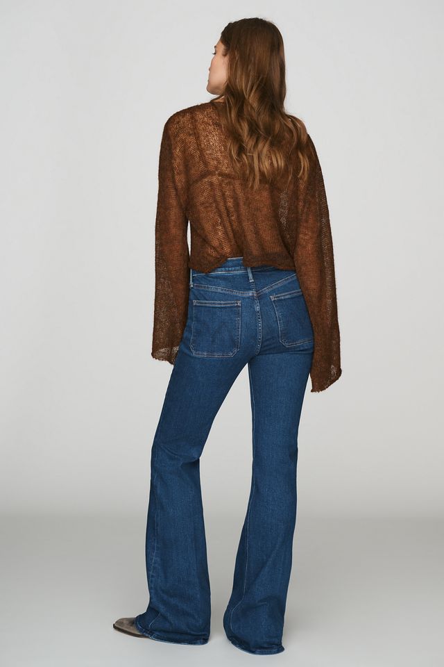 MOTHER The Patch Pocket Doozy Mid-Rise Flare Jeans #3