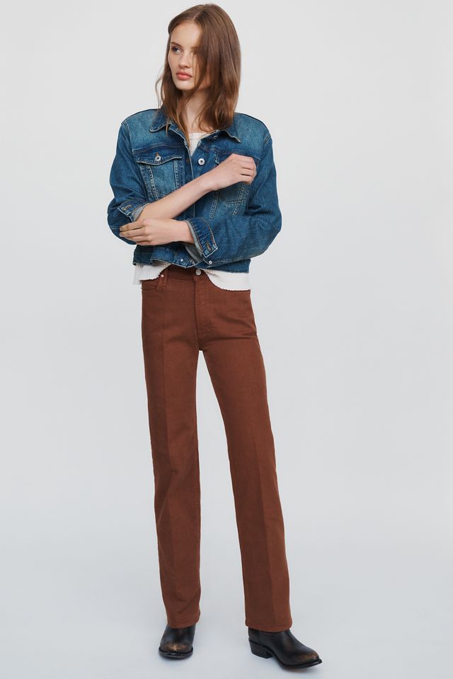 MOTHER The Kick It High-Rise Straight Leg Jeans #1