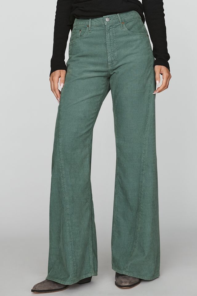 MOTHER The Lemon Twist Sneak High-Rise Wide-Leg Jeans #1
