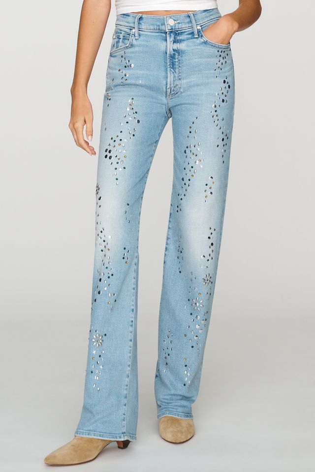 MOTHER The Kick It High Rise Straight Leg Jeans #1