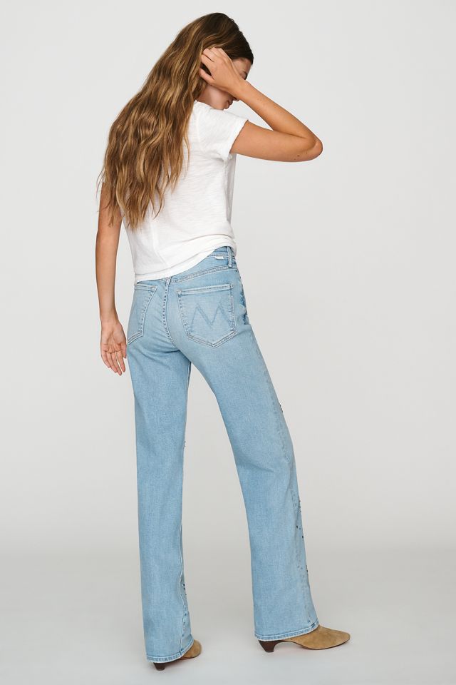 MOTHER The Kick It High Rise Straight Leg Jeans #2