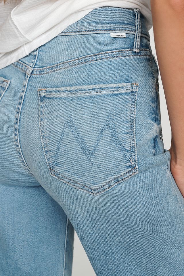 MOTHER The Kick It High Rise Straight Leg Jeans #4