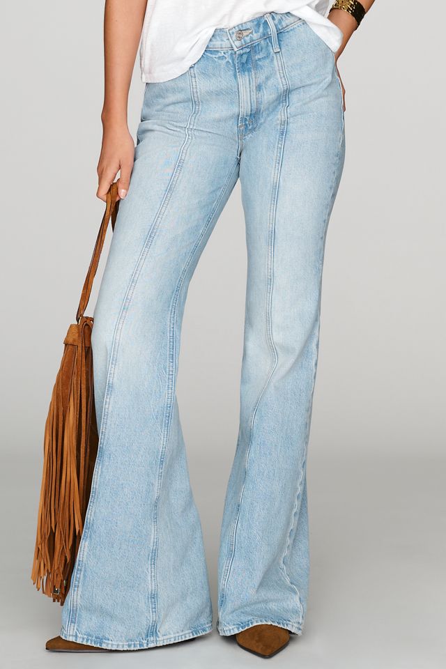 MOTHER Seamed Doozy Mid-Rise Flare Jeans #1