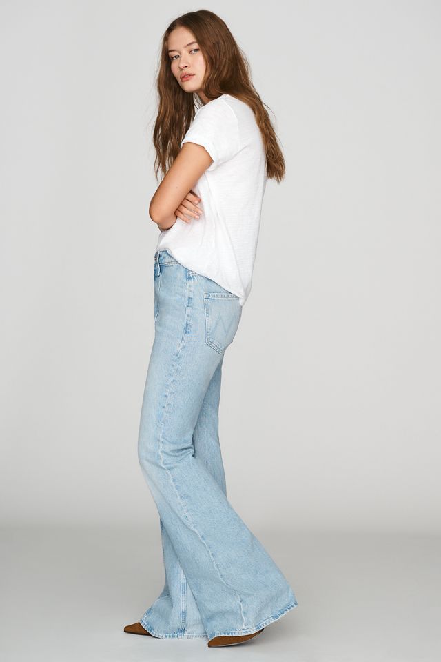 MOTHER Seamed Doozy Mid-Rise Flare Jeans #2