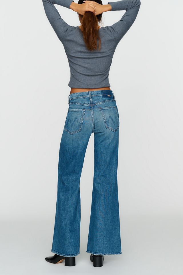 MOTHER The Tomcat Roller Sneak Mid Rise Flare Jeans #3