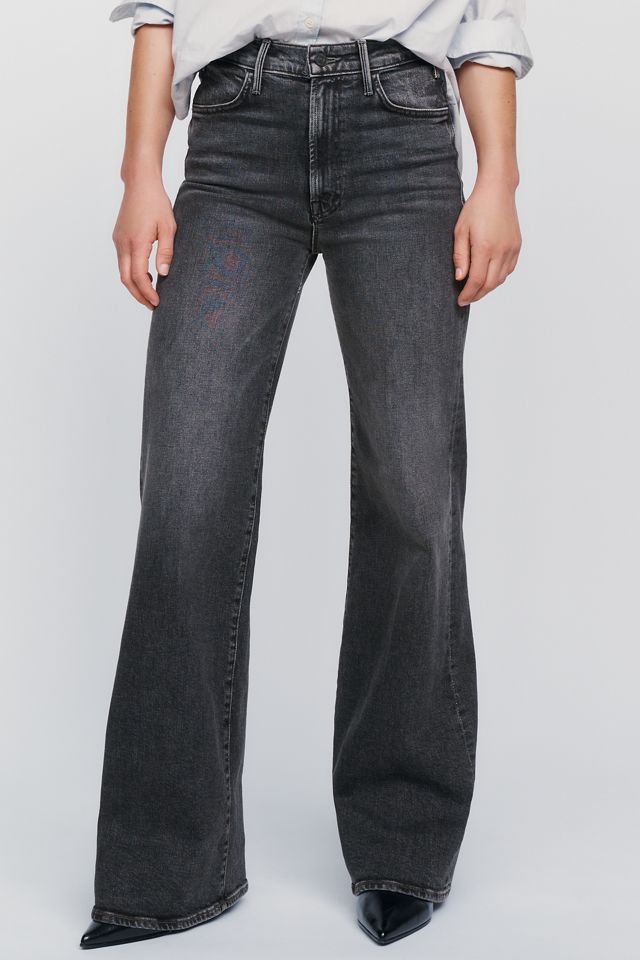 MOTHER The Hustler Roller Sneak High-Rise Wide-Leg Jeans #1