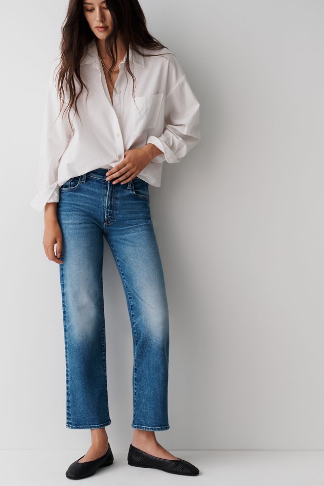 MOTHER The Rambler Zip Mid Rise Straight Leg Jeans #3