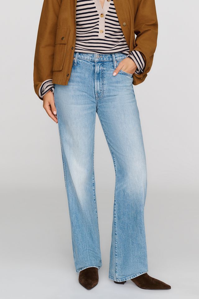 MOTHER Kick It Double Sneak High Rise Straight Leg Jeans #1