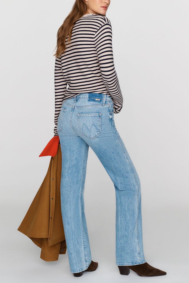 MOTHER Kick It Double Sneak High Rise Straight Leg Jeans #3