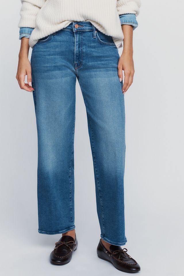 MOTHER Tunnel Vision Mid Rise Flood Jeans #1