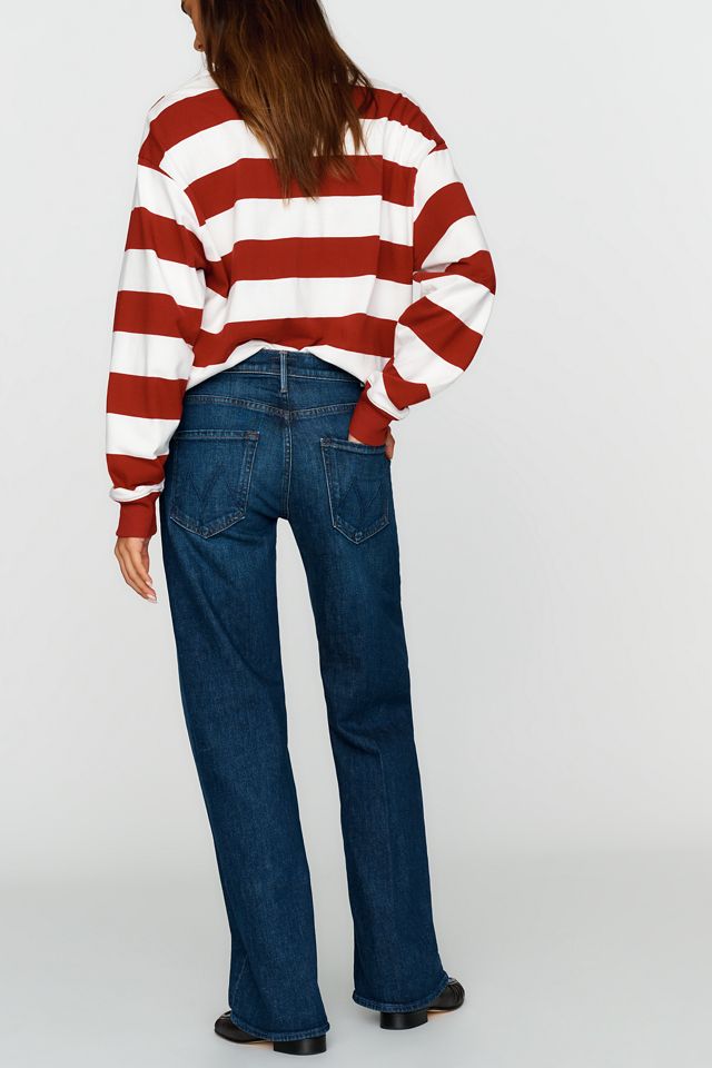 MOTHER The Lasso Sneak Mid Rise Tapered Jeans #4