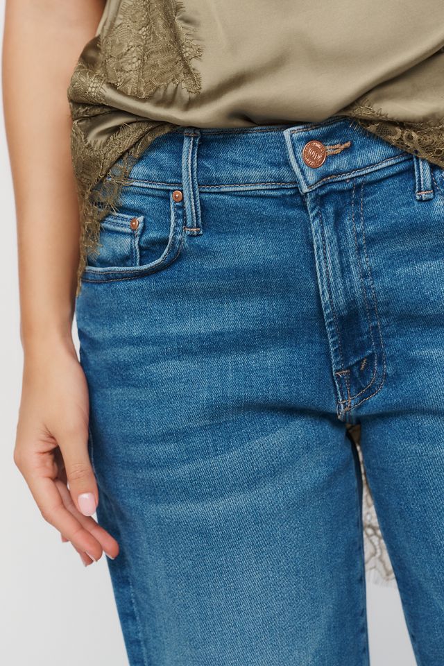 MOTHER The Sidestepper Twist Sneak Low Rise Jeans  #3