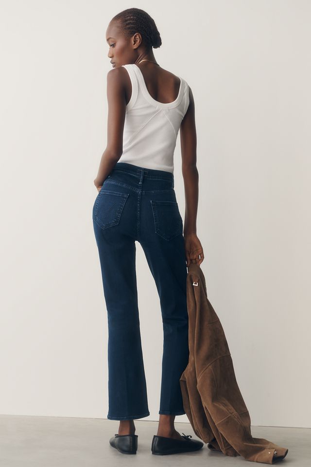 MOTHER Hustler High Rise Crop Flare Jeans #2