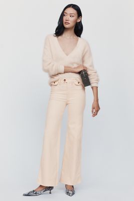 MOTHER The Pocket Book Hustler Roller Sneak Jeans
