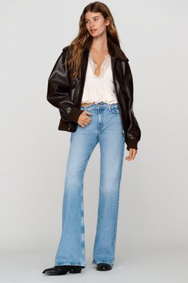 MOTHER The Jinx Sneak Low Rise Flare Jeans