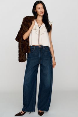 MOTHER The Spoonful Nerdy High Rise Barrel Jeans