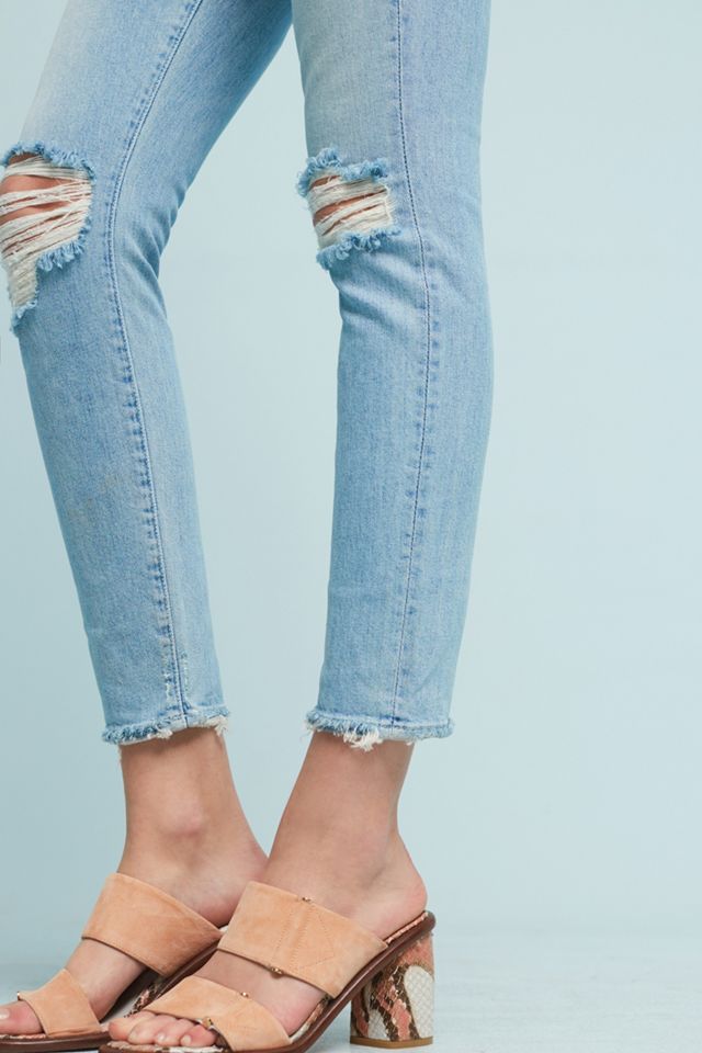 Mother The Stunner Ankle Fray Ultra High-Rise Jeans #3