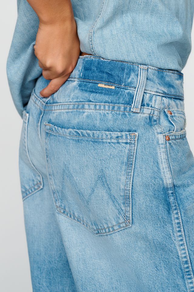 MOTHER The Down Low Delinquent Low Rise Wide Leg Jeans #3