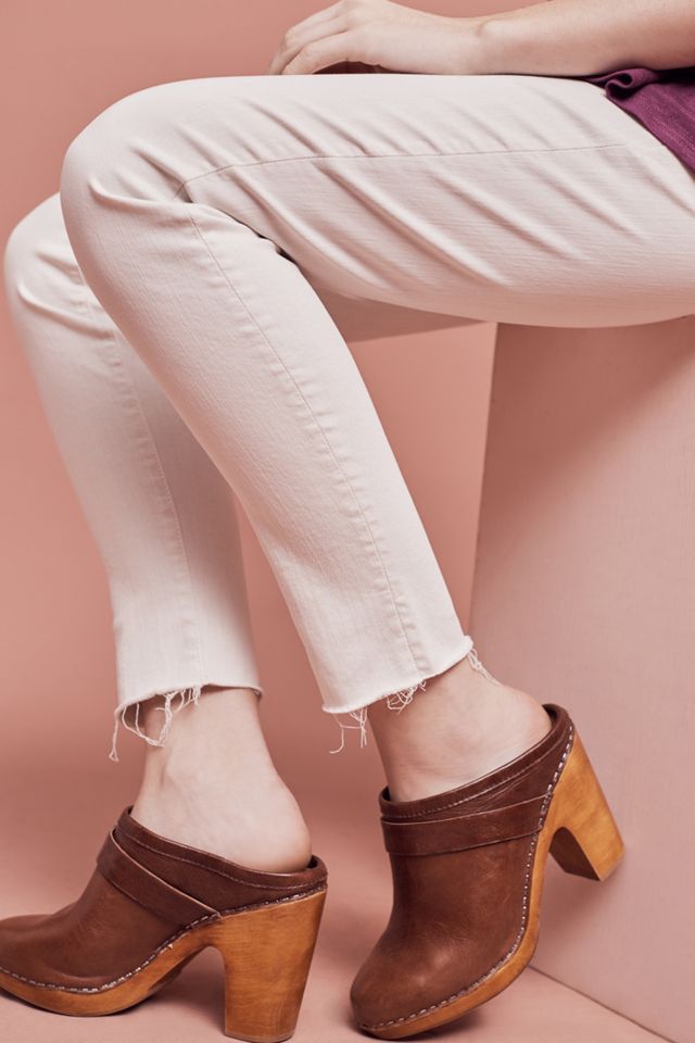 Mother Looker Frayed Ankle Jeans #2