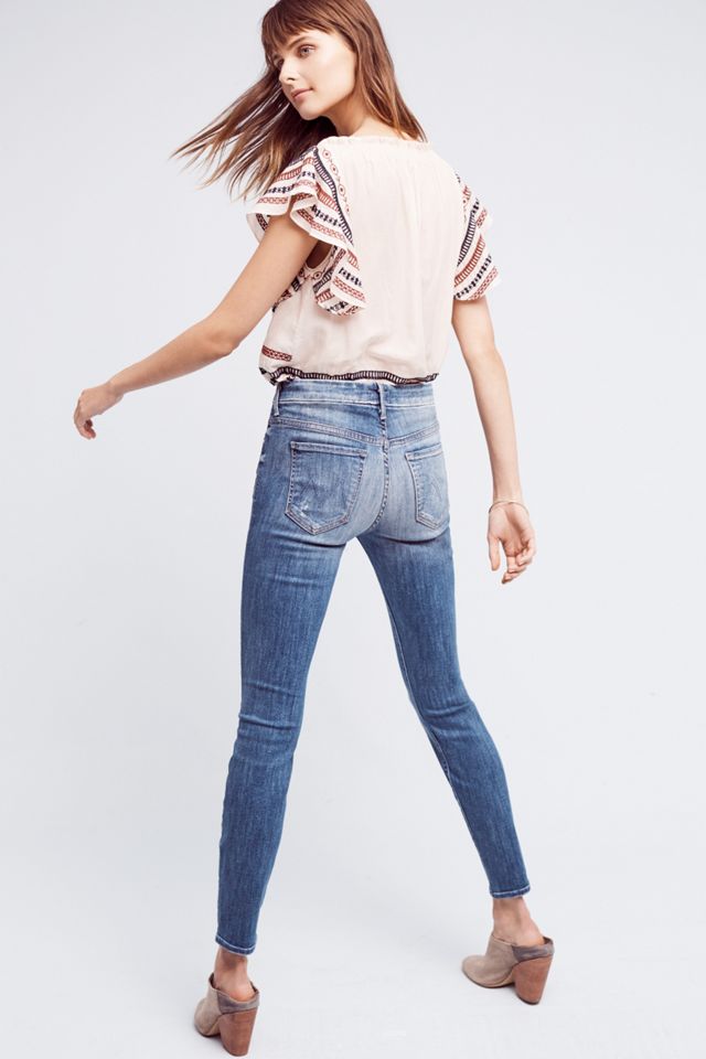 Mother Looker High-Rise Skinny Jeans #4