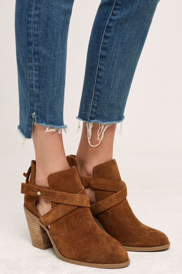 Mother Stunner High-Rise Frayed High-Low Jeans #3