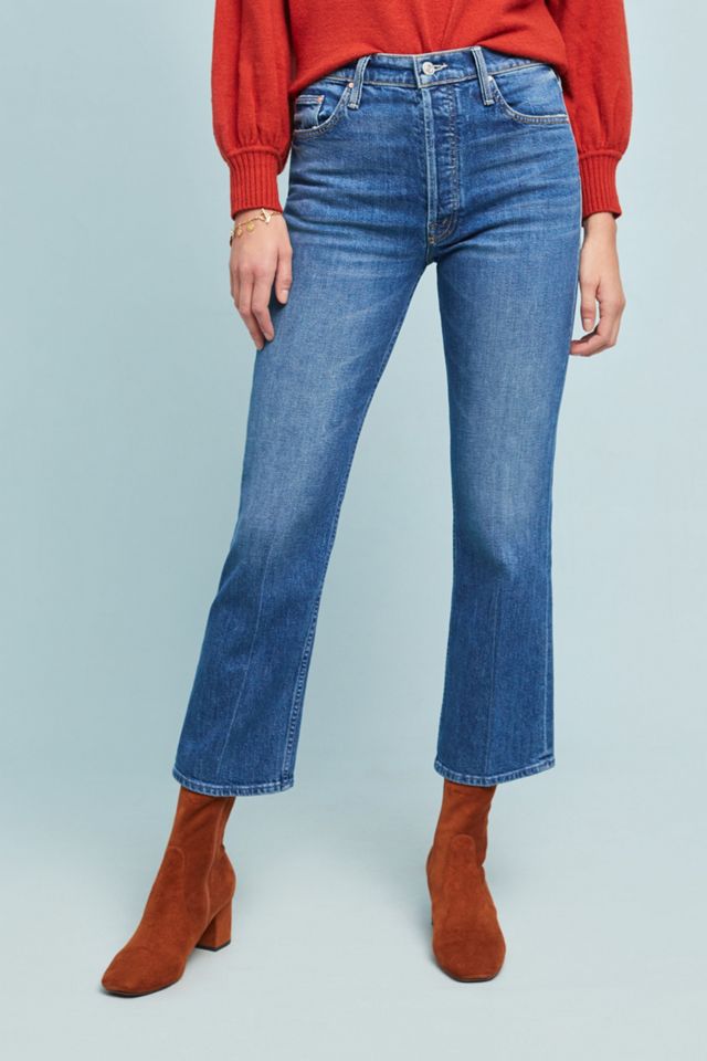 MOTHER The Tripper Ultra High-Rise Cropped Flare Jeans #1