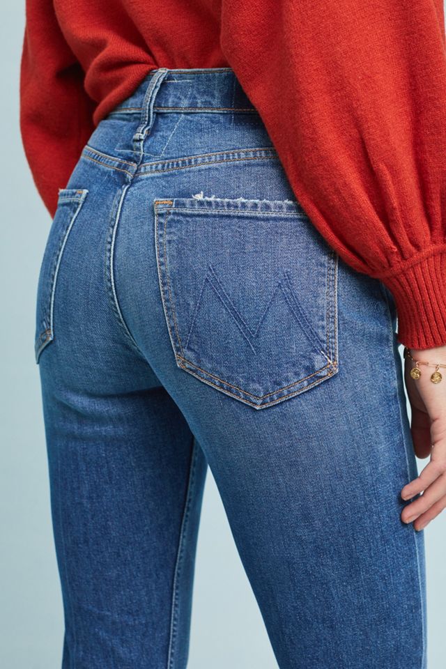 MOTHER The Tripper Ultra High-Rise Cropped Flare Jeans #4