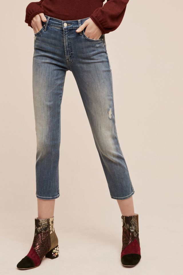 Mother Rascal High-Rise Straight Jeans #1