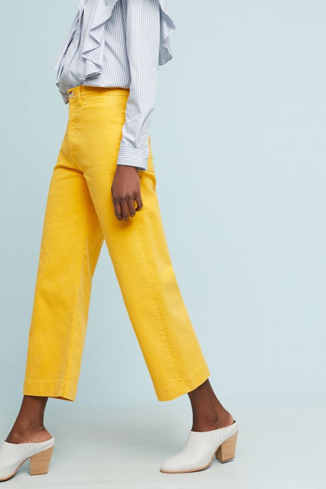 M.i.h Caron High-Rise Cropped Wide-Leg Pants #1