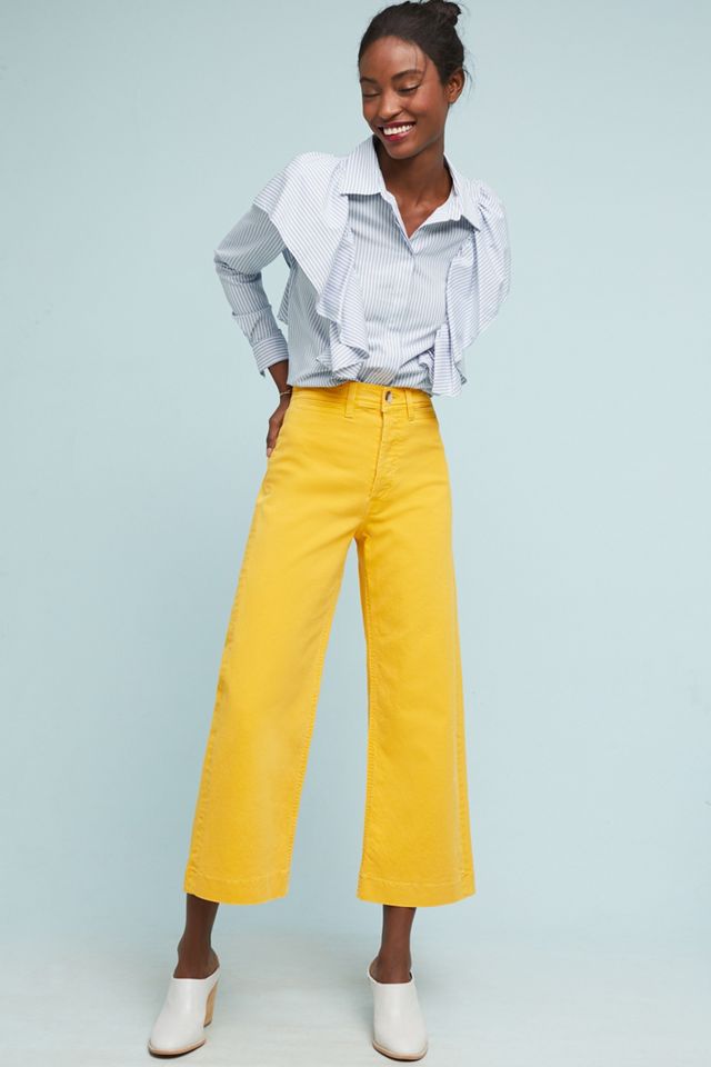 M.i.h Caron High-Rise Cropped Wide-Leg Pants #2