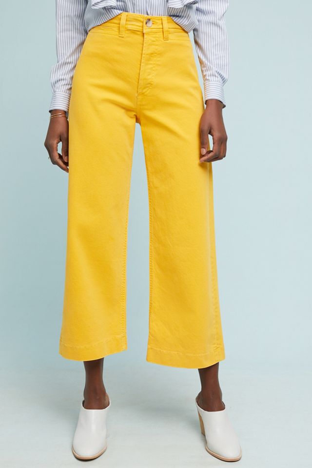 M.i.h Caron High-Rise Cropped Wide-Leg Pants #3