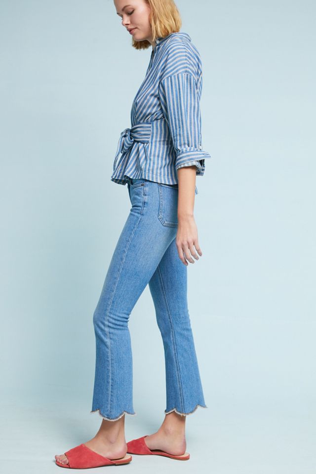 Marty High Rise Flare Pant Espresso Coated