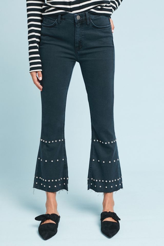 M.i.h Marty Studded High-Rise Cropped Flare Jean #2