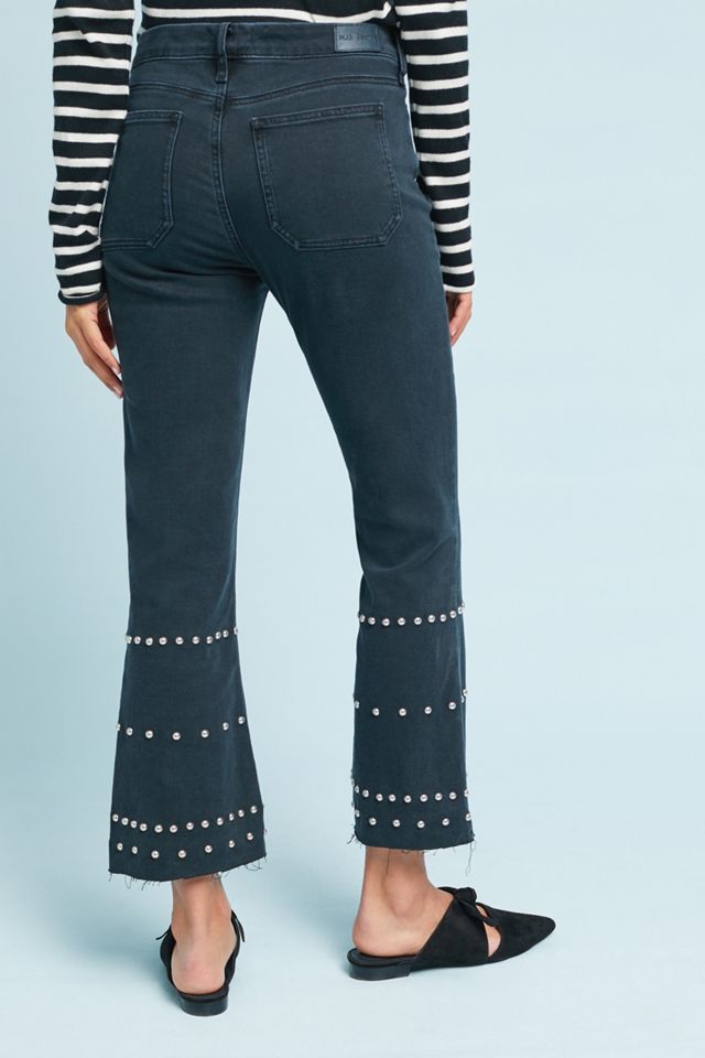 M.i.h Marty Studded High-Rise Cropped Flare Jean #3