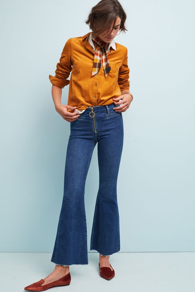 M.i.h Marrakesh Mid-Rise Cropped Jeans | Anthropologie