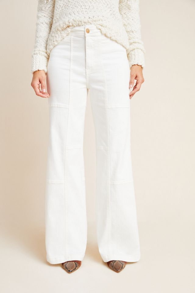 Pilcro Ultra High-Rise Seamed Wide-Leg Jeans #3