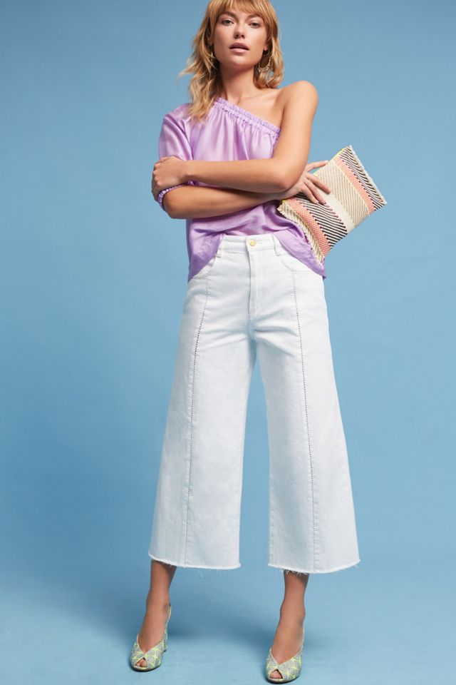 Pilcro Ultra High-Rise Cropped Wide-Legs #1