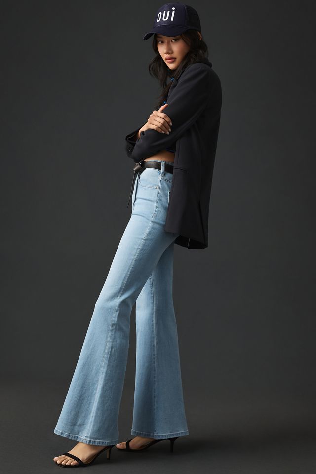Pilcro Tulip Mid-Rise Flare Jeans #4