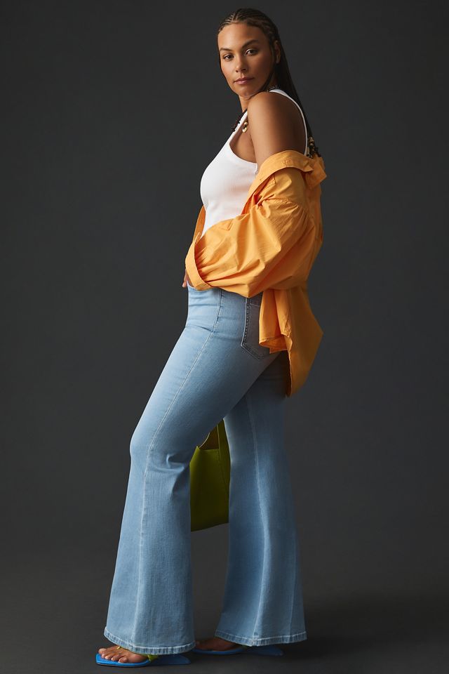 Pilcro Tulip Mid-Rise Flare Jeans #13