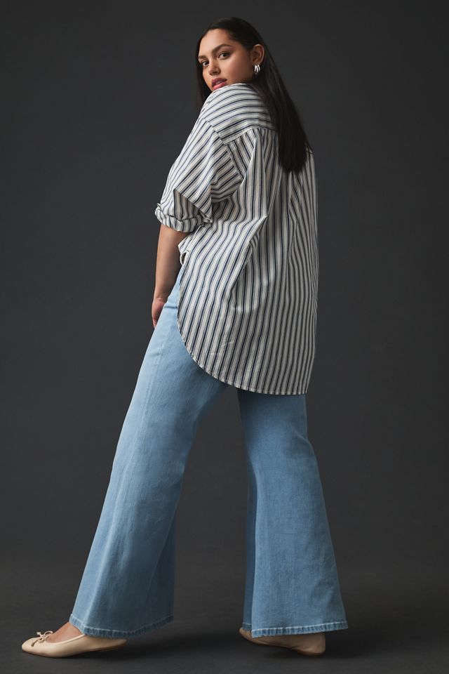 Pilcro Tulip Mid-Rise Flare Jeans #10