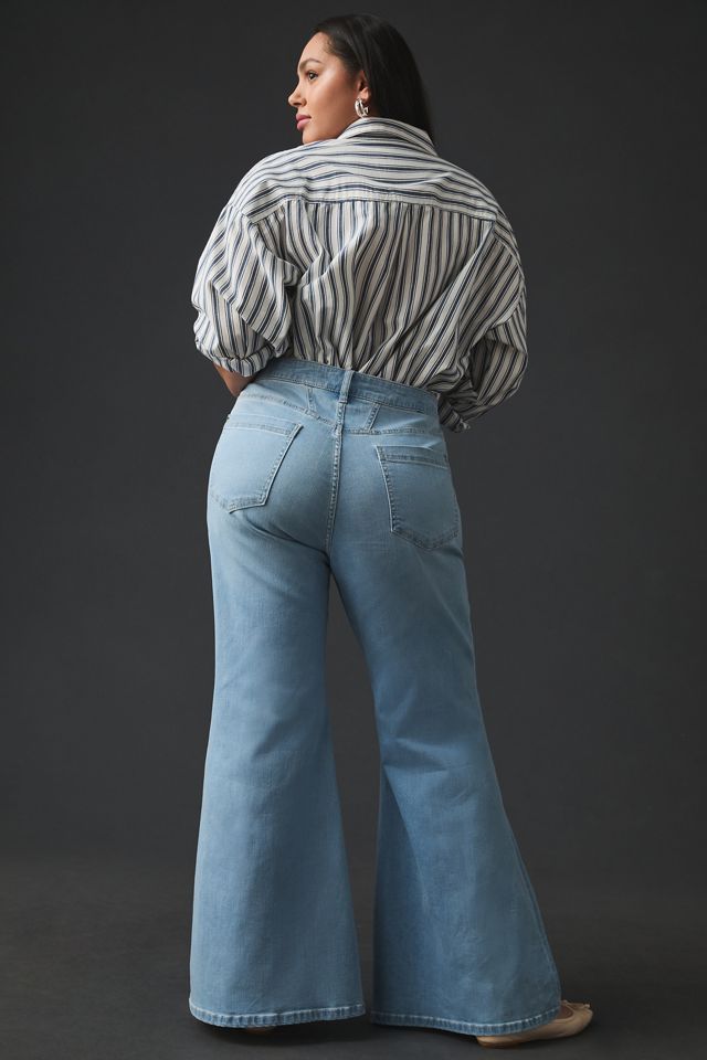 Pilcro Tulip Mid-Rise Flare Jeans #12