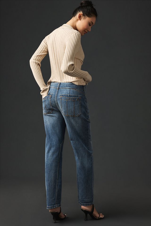 The Wanderer Cuffed Relaxed-Leg Jeans by Pilcro #5
