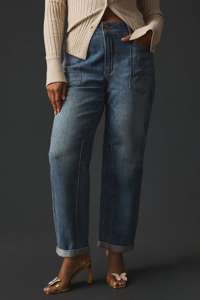 The Wanderer Cuffed Relaxed-Leg Jeans by Pilcro #7