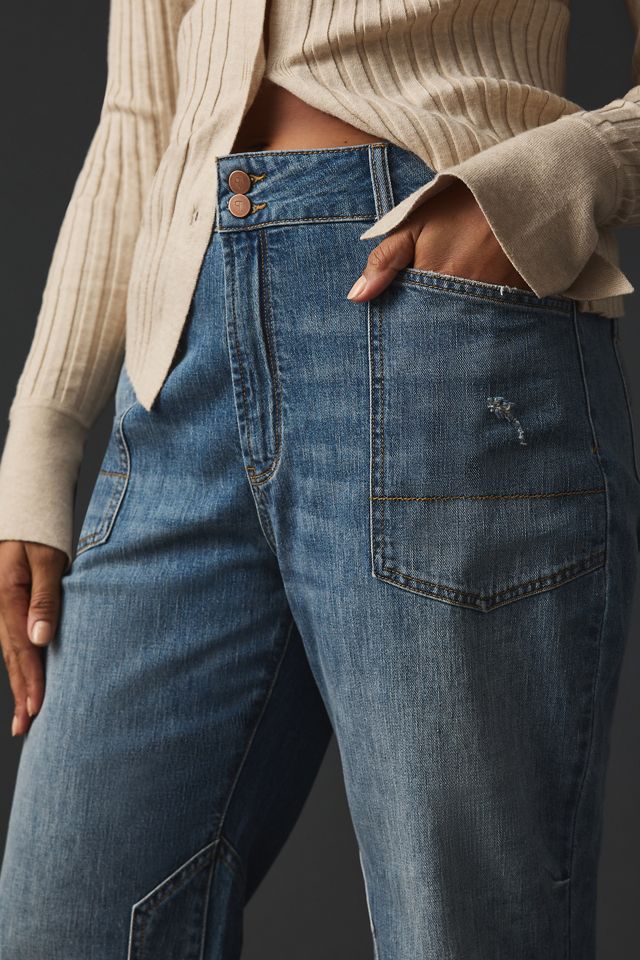 The Wanderer Cuffed Relaxed-Leg Jeans by Pilcro #11