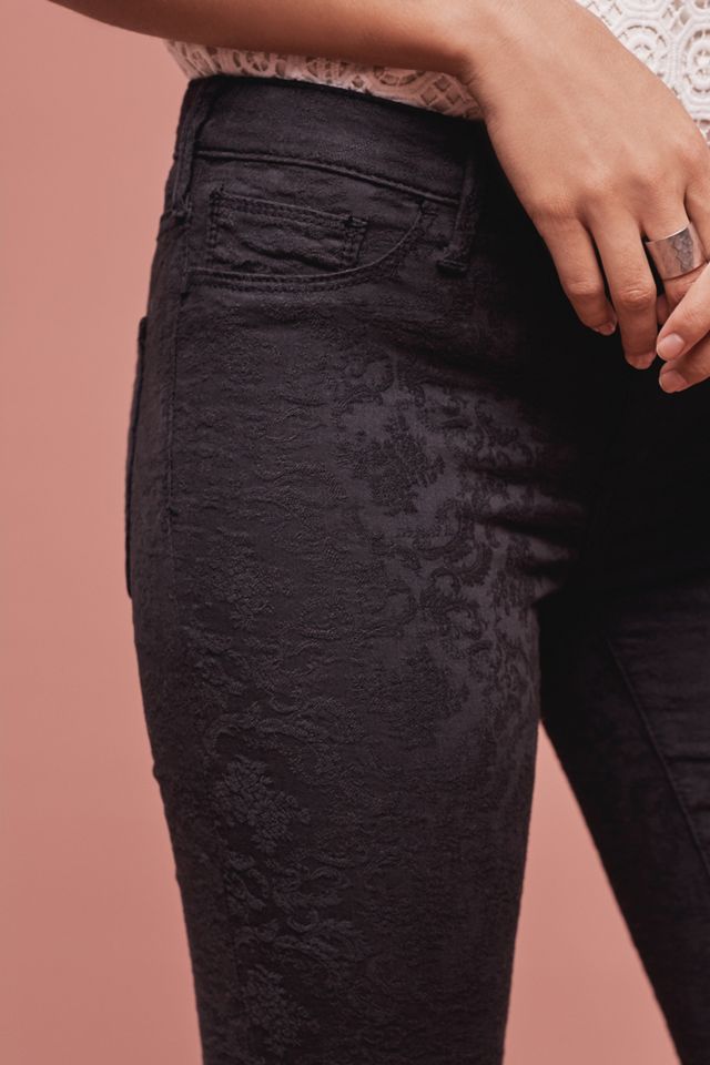 Pilcro Serif Mid-Rise Jacquard Jeans #1