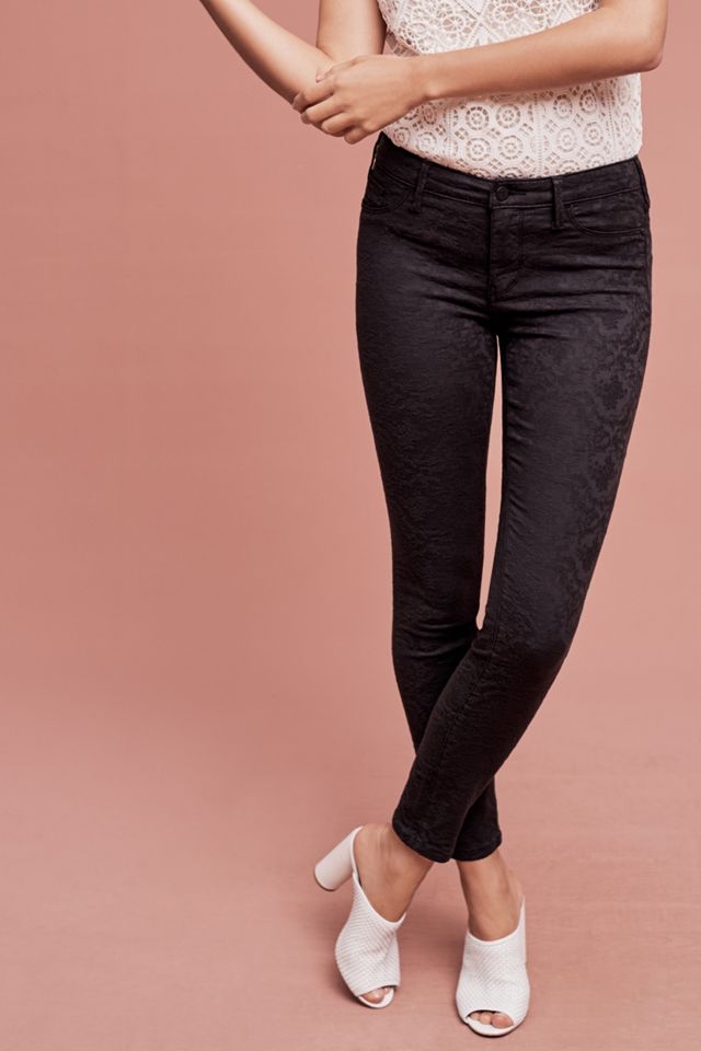 Pilcro Serif Mid-Rise Jacquard Jeans #2