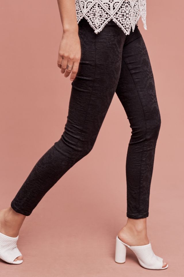 Pilcro Serif Mid-Rise Jacquard Jeans #3