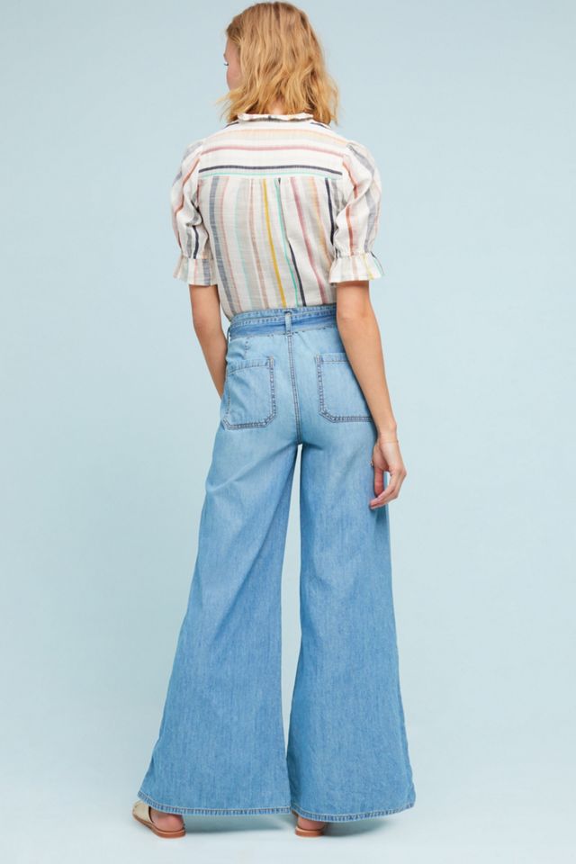 Pilcro High-Rise Wide-Leg Jeans #1