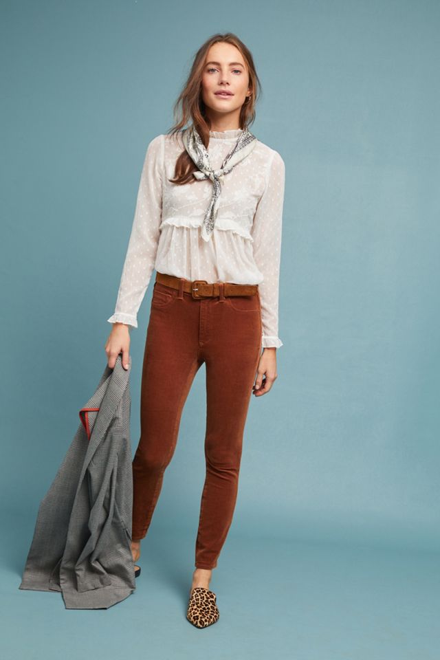 Pilcro Corduroy High-Rise Skinny Ankle Jeans #5